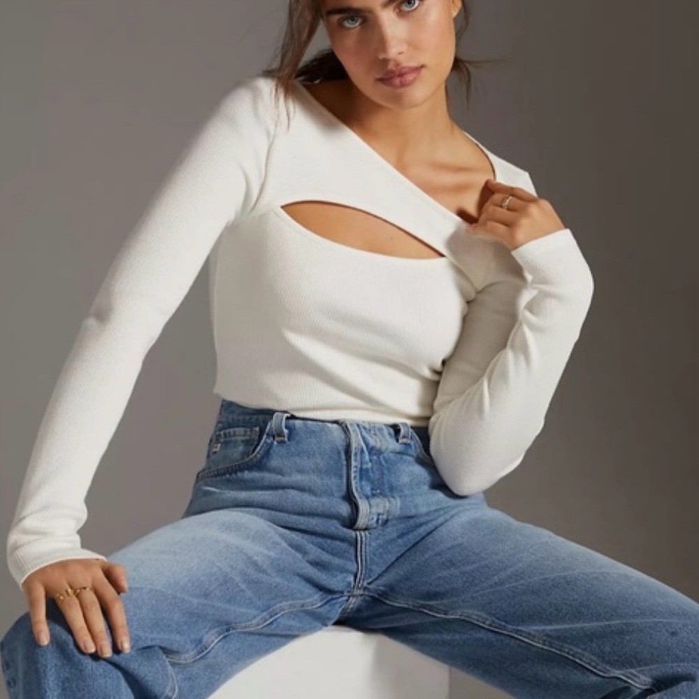 Citizen Of Humanity Iris Cut-Out Top